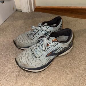 Brooks blue Athletic Shoes with Mesh Upper and Ergonomic Sole